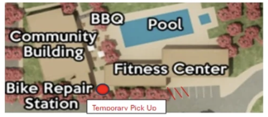 Stanford West Marguerite Shuttle Temporary Pick-Up Location