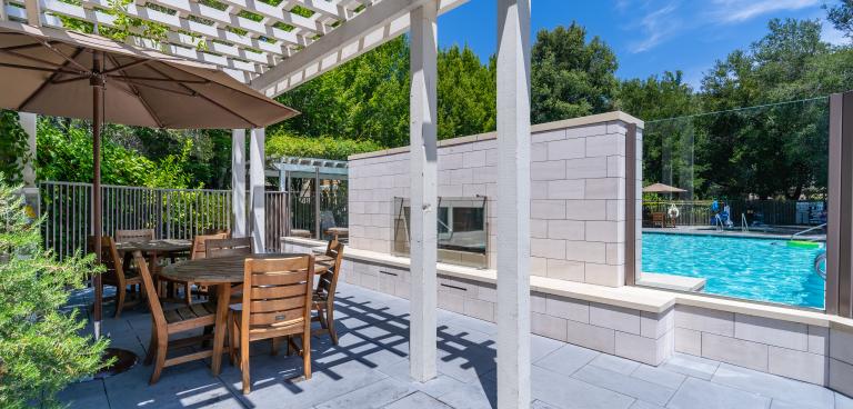 Exterior Fireplace & BBQ Grill